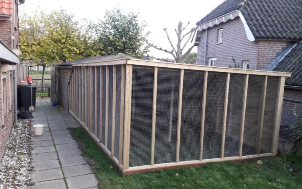 Kattenren met nachtverblijf 🐈‍⬛ kattenverblijf op maat  🐈, Dieren en Toebehoren, Ophalen, Nieuw