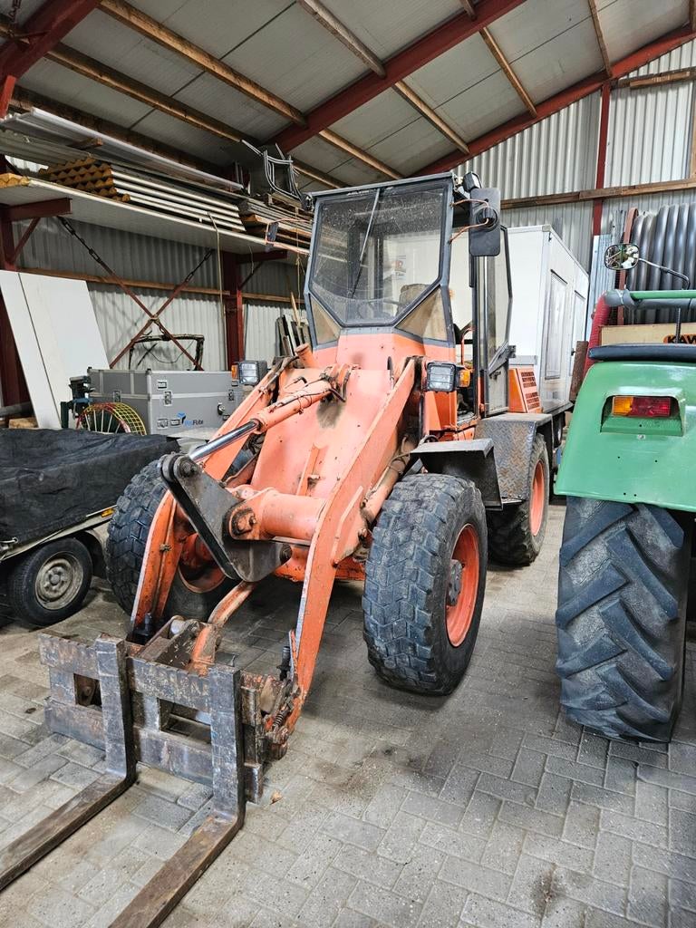 atlas shovel en landbouwwagen banden met velg, Ophalen of Verzenden, Weidebouw