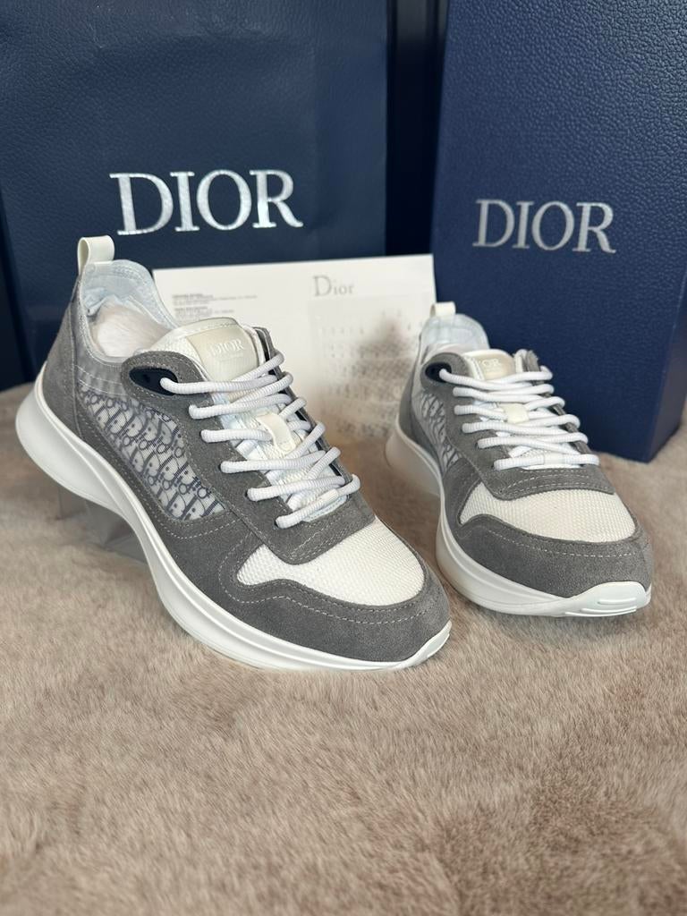 Dior B25 – Grijs – Nieuw – Full Set, Ophalen of Verzenden, Zwart, Sneakers of Gympen