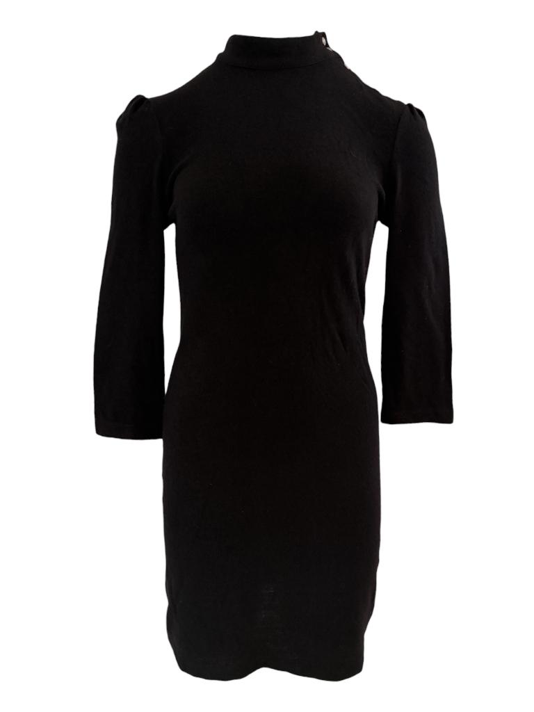 Ba&sh jurk S, Kleding | Dames, Jurken, Zo goed als nieuw, Maat 38/40 (M), Grijs, Boven de knie, Ophalen of Verzenden