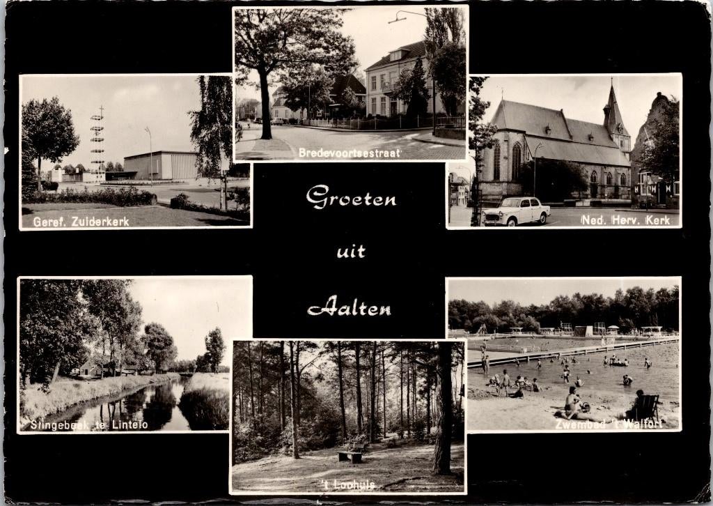 Groeten uit Aalten - 8 ansichtkaarten, Ophalen of Verzenden, 1960 tot 1980, Gelopen, Gelderland