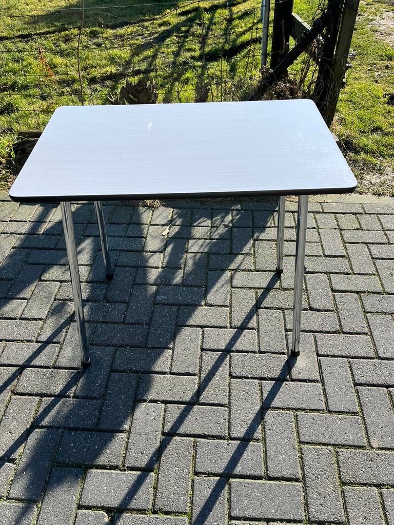 Formica tafel 80x50, Ophalen, Gebruikt