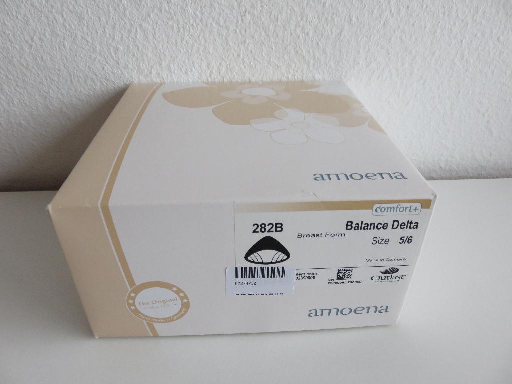 Amoena borstprothese comfort+ Balance Delta maat 5/6, Diversen, Verpleegmiddelen, Verzenden, Gebruikt