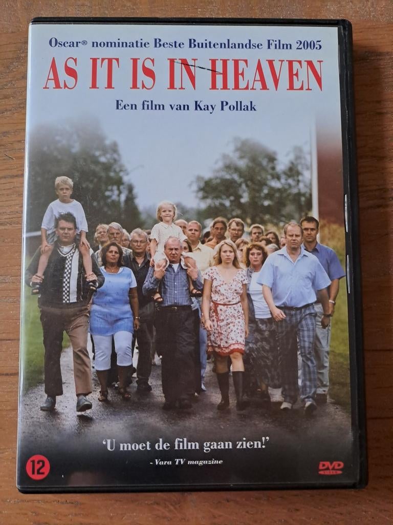 dvd, As It Is in Heaven, Vanaf 12 jaar, Ophalen of Verzenden, Zo goed als nieuw, Drama