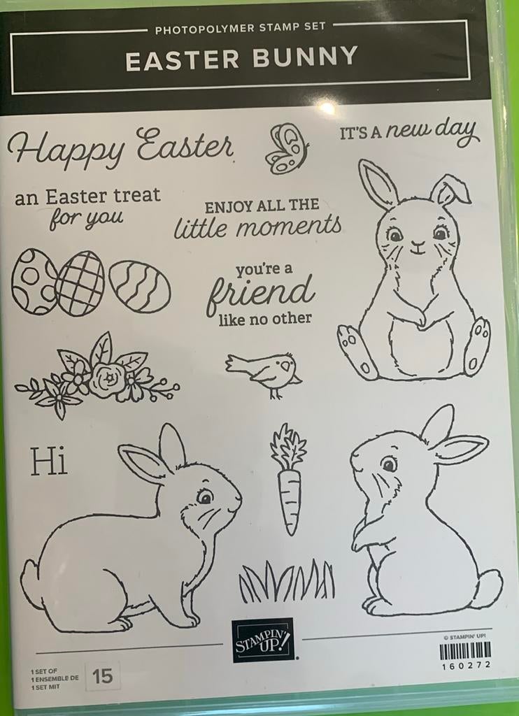 Easter Bunny Stempelset Stampin Up NIEUW, Ophalen of Verzenden, Nieuw, Clearstamp