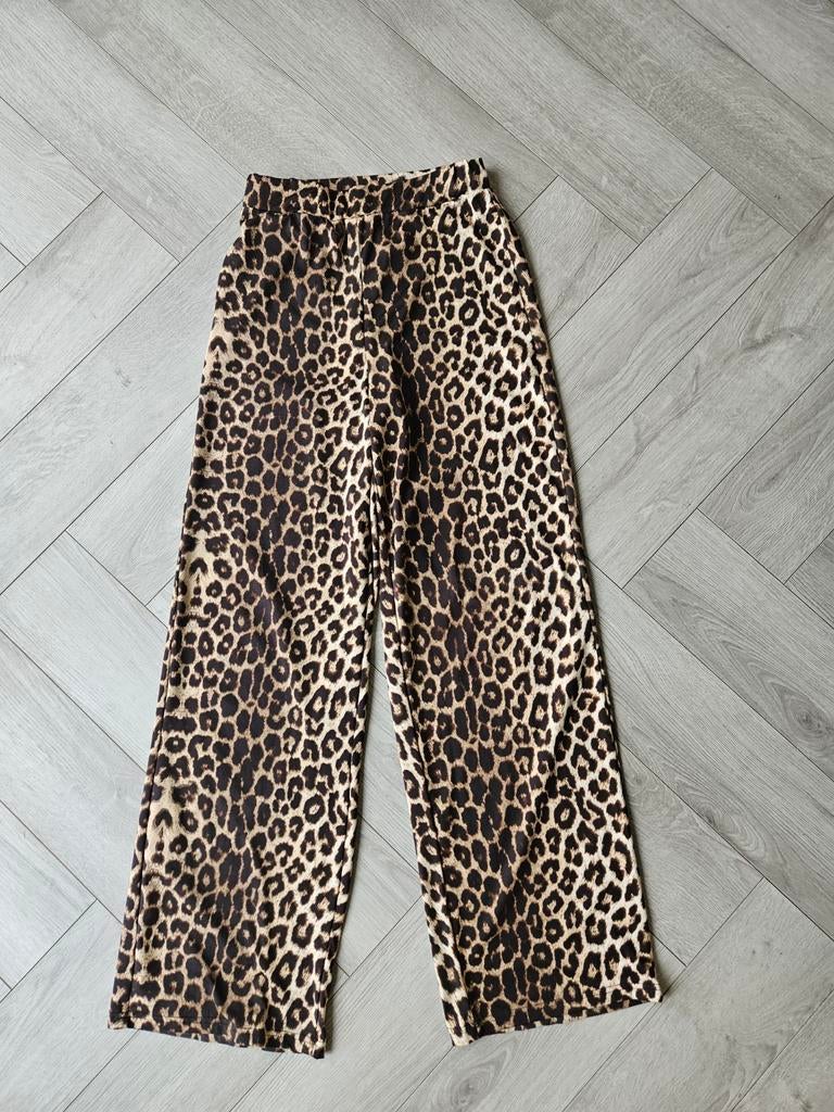 Leopard broek van Lily, maat S/M, Onbekend, Ophalen of Verzenden, Maat 36 (S), Bruin