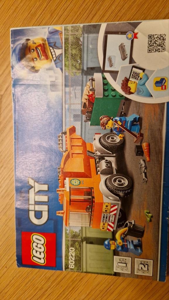 Lego City Vuilniswagen 60220 - Gebruikt, Ophalen of Verzenden, Gebruikt, Complete set, Lego