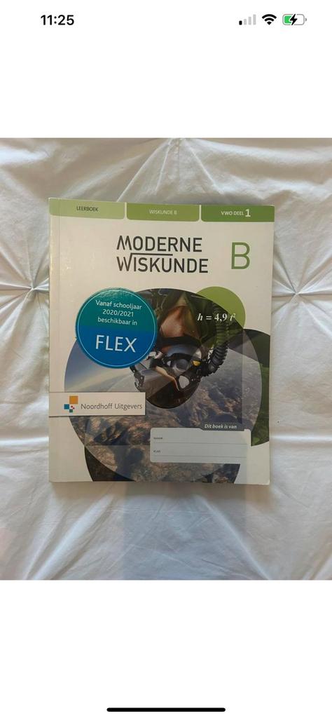 Moderne wiskunde B VWO deel 1, 2, 3 en 4, Ophalen of Verzenden, Zo goed als nieuw, VWO