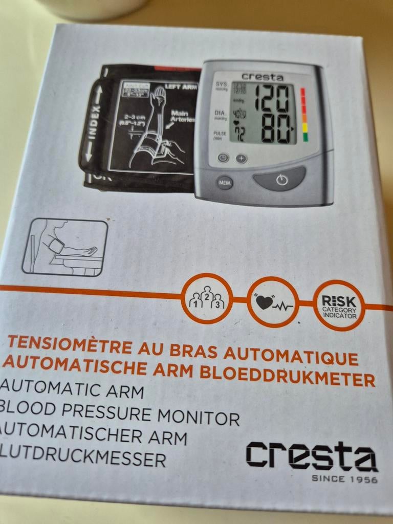 Cresta BPM610 Bloeddrukmeter - Nieuw in doos, Ophalen, Nieuw, Overige typen
