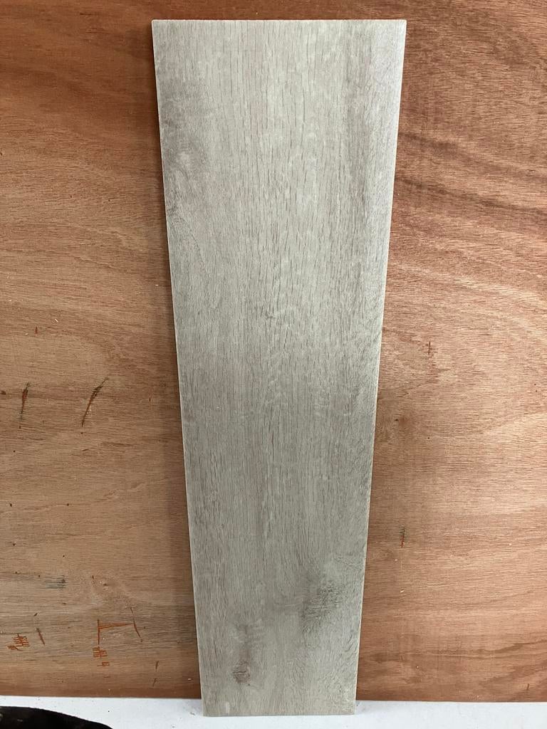Houtlook tegels 15x60cm, Doe-het-zelf en Verbouw, Tegels, Zo goed als nieuw, Vloertegels, Keramiek, 60 cm of meer, Minder dan 20 cm