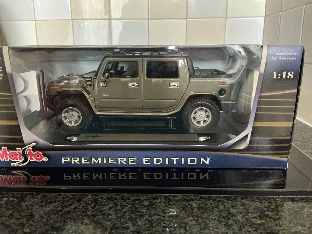 Hummer H2 concept, Maisto 1 op 18, Hobby en Vrije tijd, Modelauto's | 1:18, Ophalen of Verzenden, Nieuw, Auto, Maisto