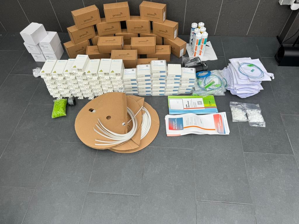 Glasvezel Set KPN & DELTA | FTU, ONT + Buis Accessoires Kit!, Ophalen of Verzenden, Nieuw