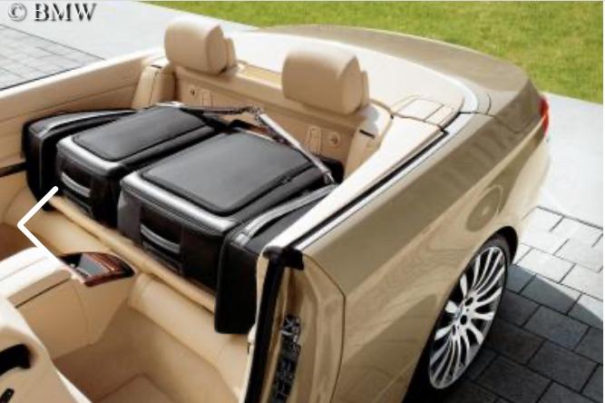 Origineel kofferset voor BMW E93 cabrio, Ophalen, Zo goed als nieuw