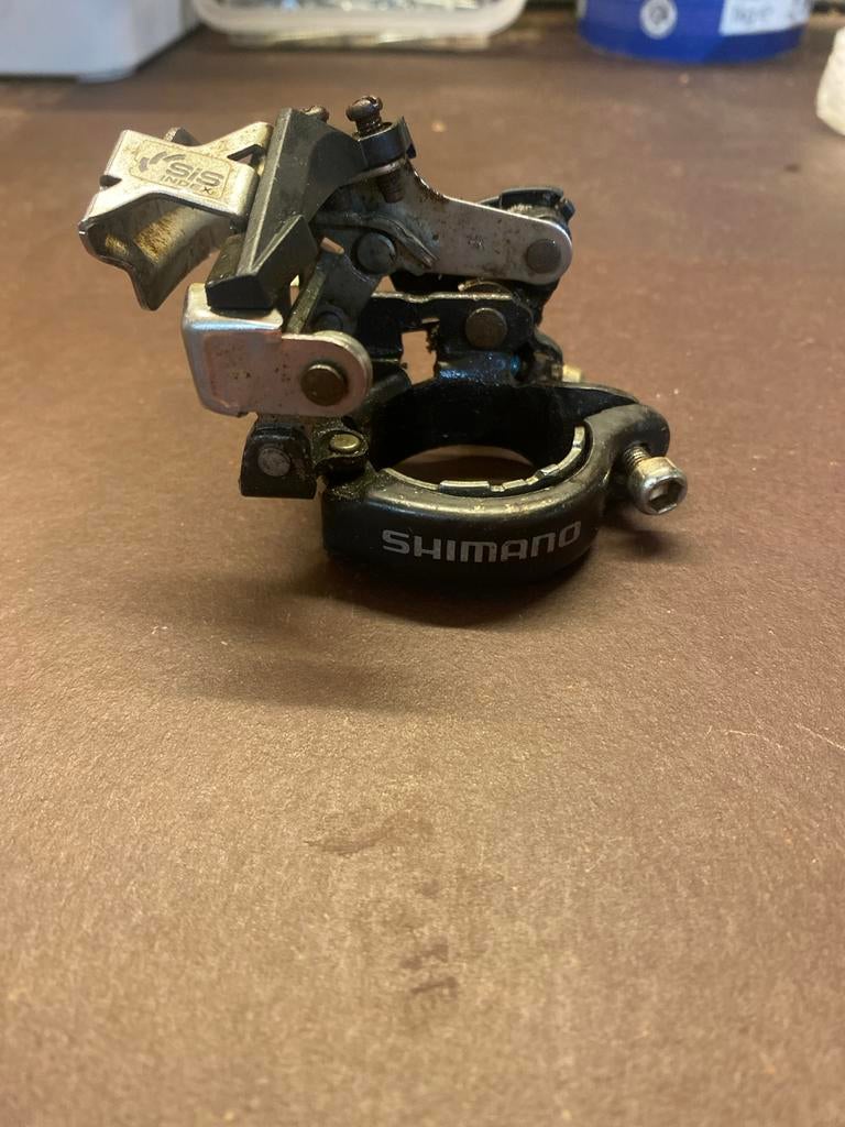 Shimano Voorderailleur, Ophalen of Verzenden, Gebruikt, Derailleur of Ketting