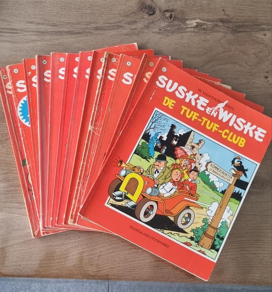 Suske en wiske 12 stuks tot 1979, Eén stripboek, Ophalen of Verzenden, Gelezen