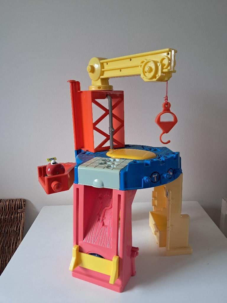 Bob de bouwer Fisherprice Garage met kraan, Ophalen, Gebruikt
