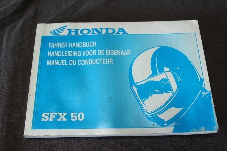 Honda SFX50 1996  scooter instructie boekje SFX 50, Ophalen of Verzenden, Gebruikt