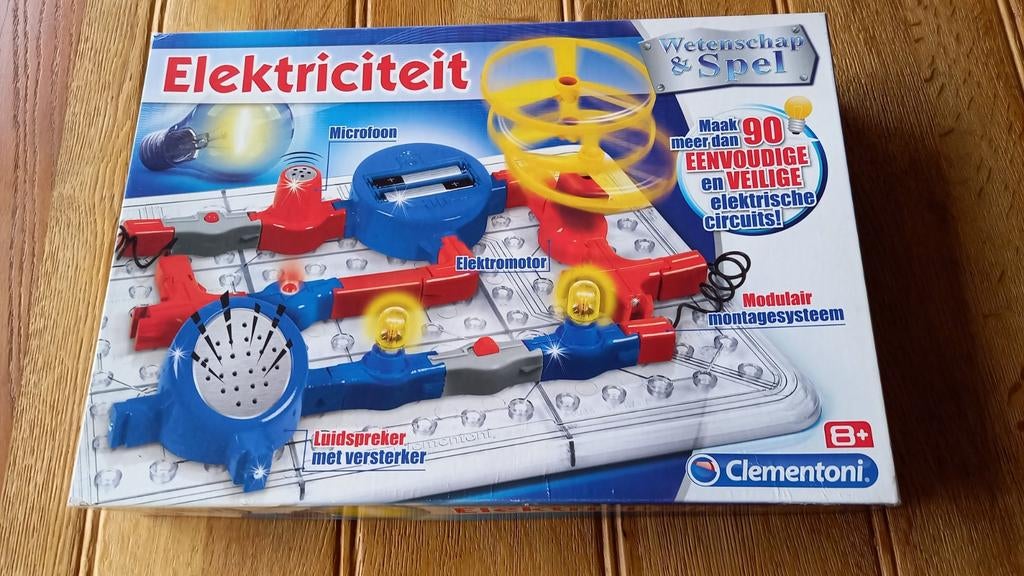 Clementoni wetenschap & spel elektriciteit, Kinderen en Baby's, Speelgoed | Educatief en Creatief, Ophalen of Verzenden, Gebruikt