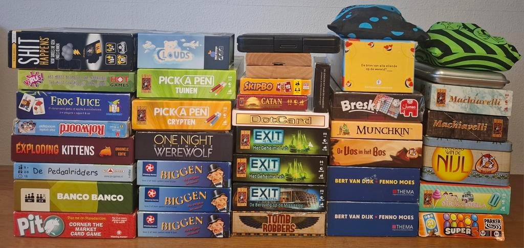 Diverse Bordspellen Collectie, Hobby en Vrije tijd, Gebruikt, Diverse, Ophalen of Verzenden, Vijf spelers of meer