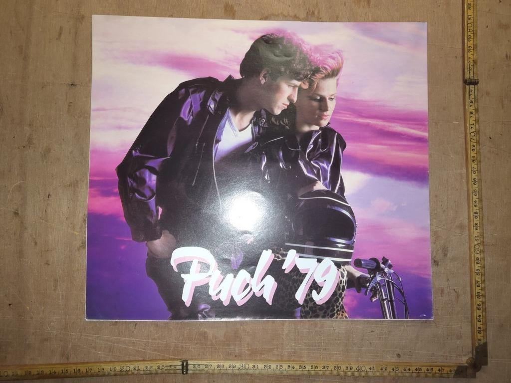 Puch reclame poster 79, Fietsen en Brommers, Handleidingen en Instructieboekjes, Nieuw, Ophalen of Verzenden