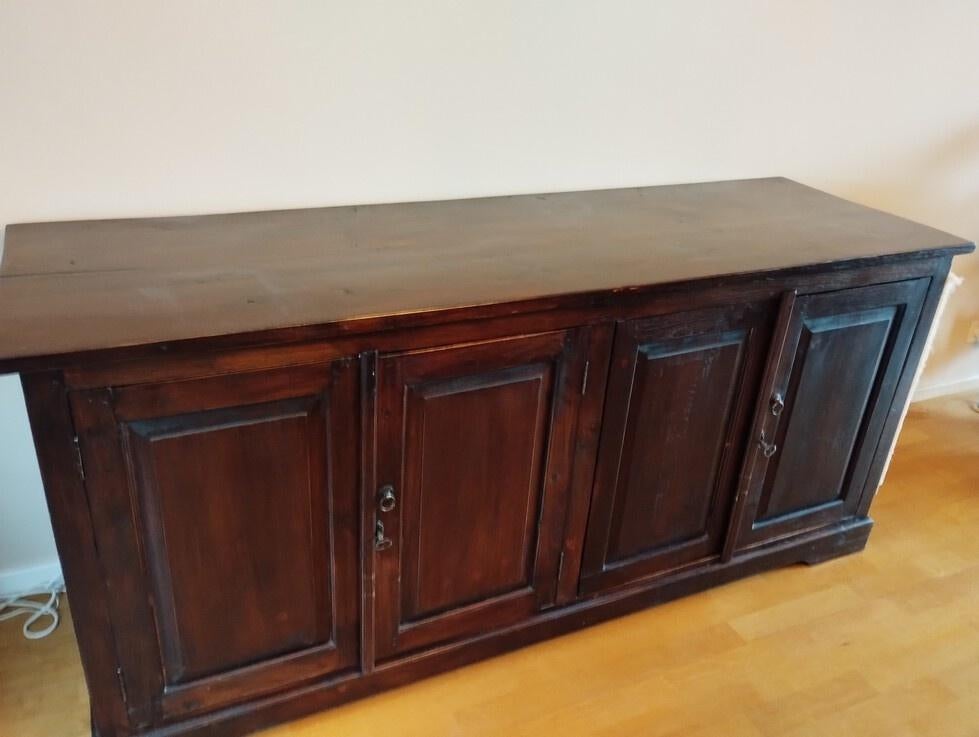 Koloniaal dressoir, Huis en Inrichting, Kasten | Dressoirs, Gebruikt, 150 tot 200 cm, 50 tot 75 cm, Met lade(s), Met deur(en)