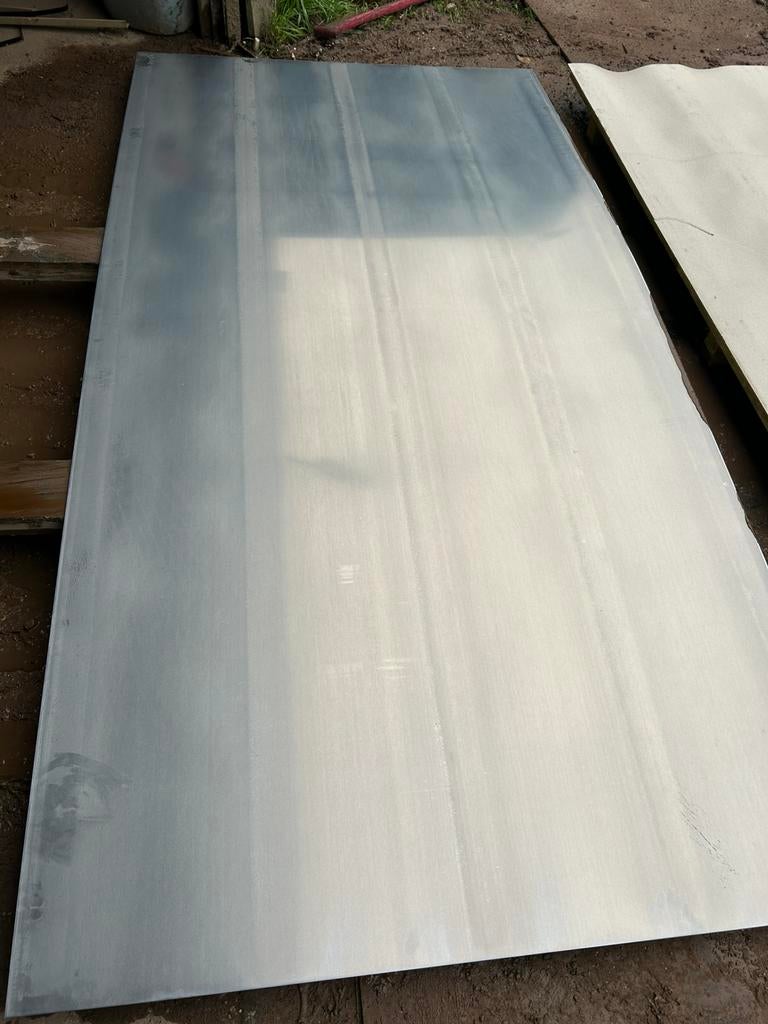 Aluminium Gladde Plaat 3000x1500x4mm, Ophalen of Verzenden, Zo goed als nieuw, Overige materialen, Minder dan 20 mm