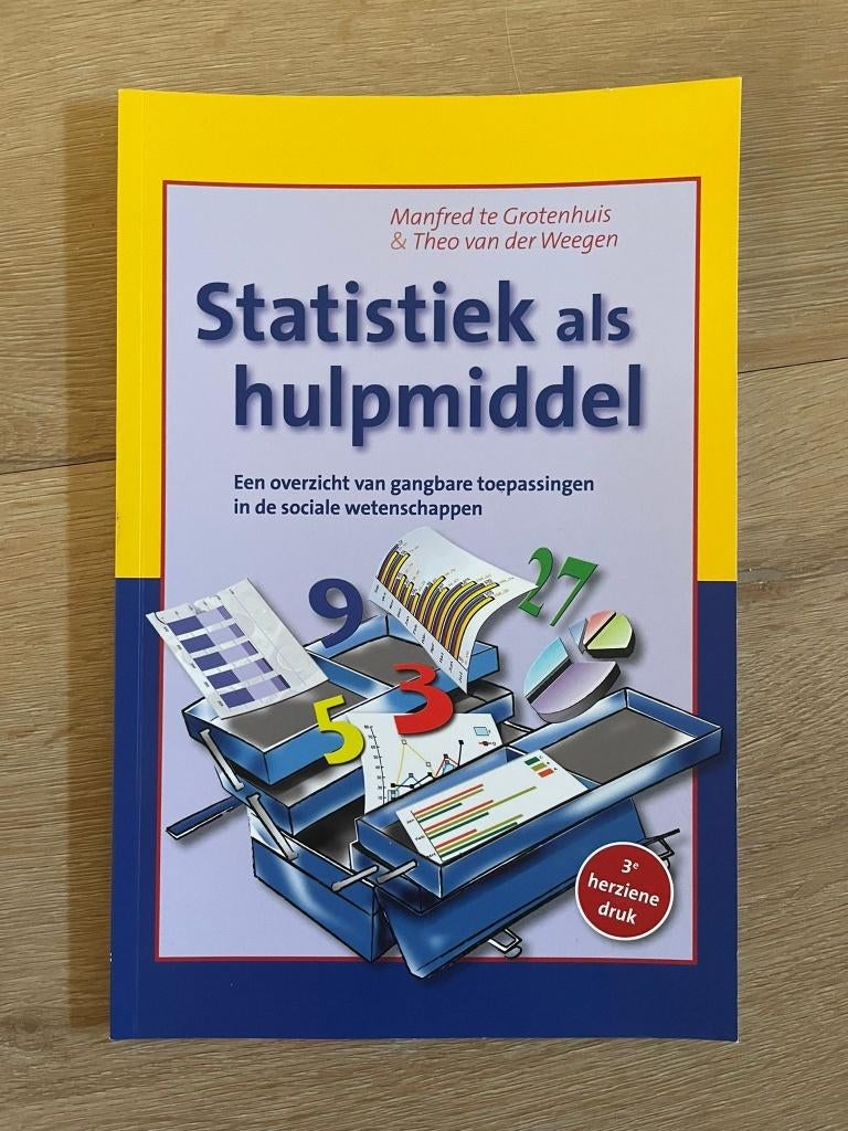 Statistiek als Hulpmiddel, Ophalen of Verzenden, Beta, Nieuw, WO