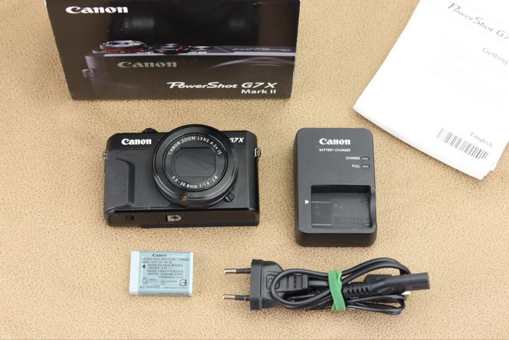 Canon G7X Mark II - Compactcamera in topconditie!, Audio, Tv en Foto, Fotocamera's Digitaal, Canon, Compact, Ophalen of Verzenden