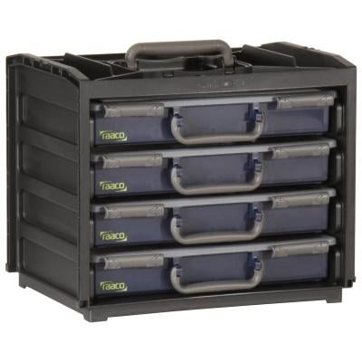 Raaco Handybox met 4 vakkendozen (2x 15 vaks en 2x 17 vaks), Ophalen of Verzenden, Nieuw