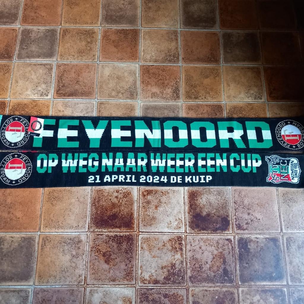 Finale sjaal KNVB beker Feyenoord 2024, nieuw, Verzenden, Nieuw, Feyenoord, Vaantje of Sjaal