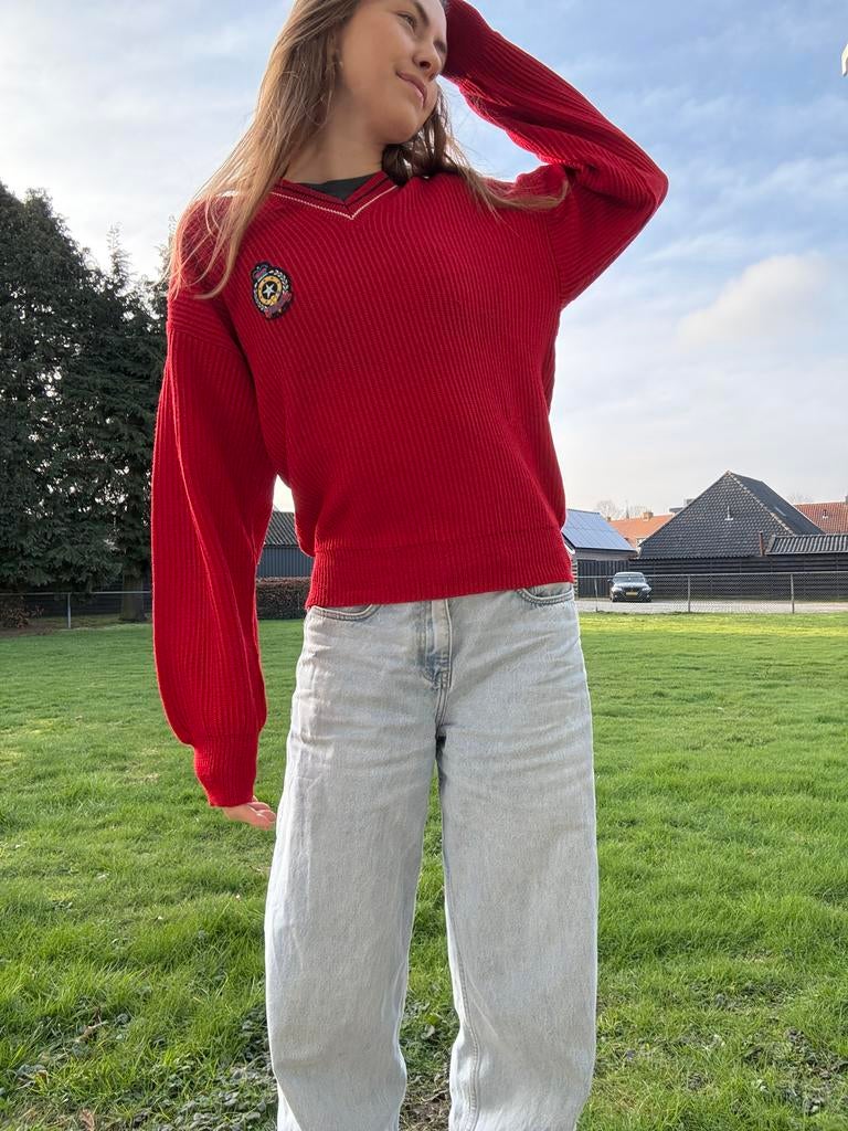 Vintage Rode Sweater Suspense - Nieuw met Kaartjes!, Maat 38/40 (M), Nieuw, Ophalen of Verzenden, Rood