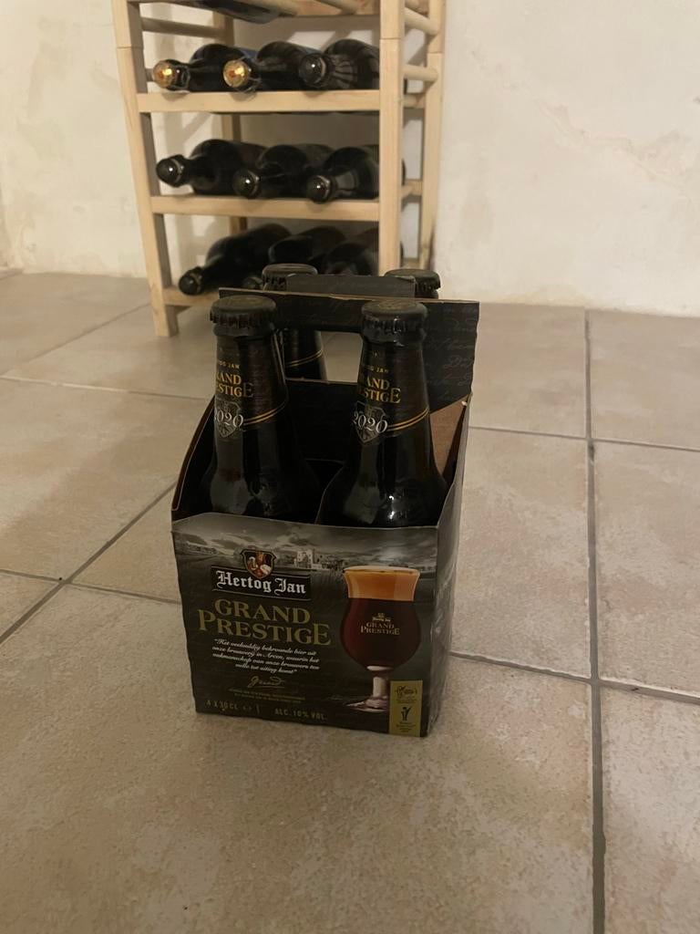 Hertog Jan Grand Pretige 2020 4 flesjes in kelder bewaard, Ophalen of Verzenden
