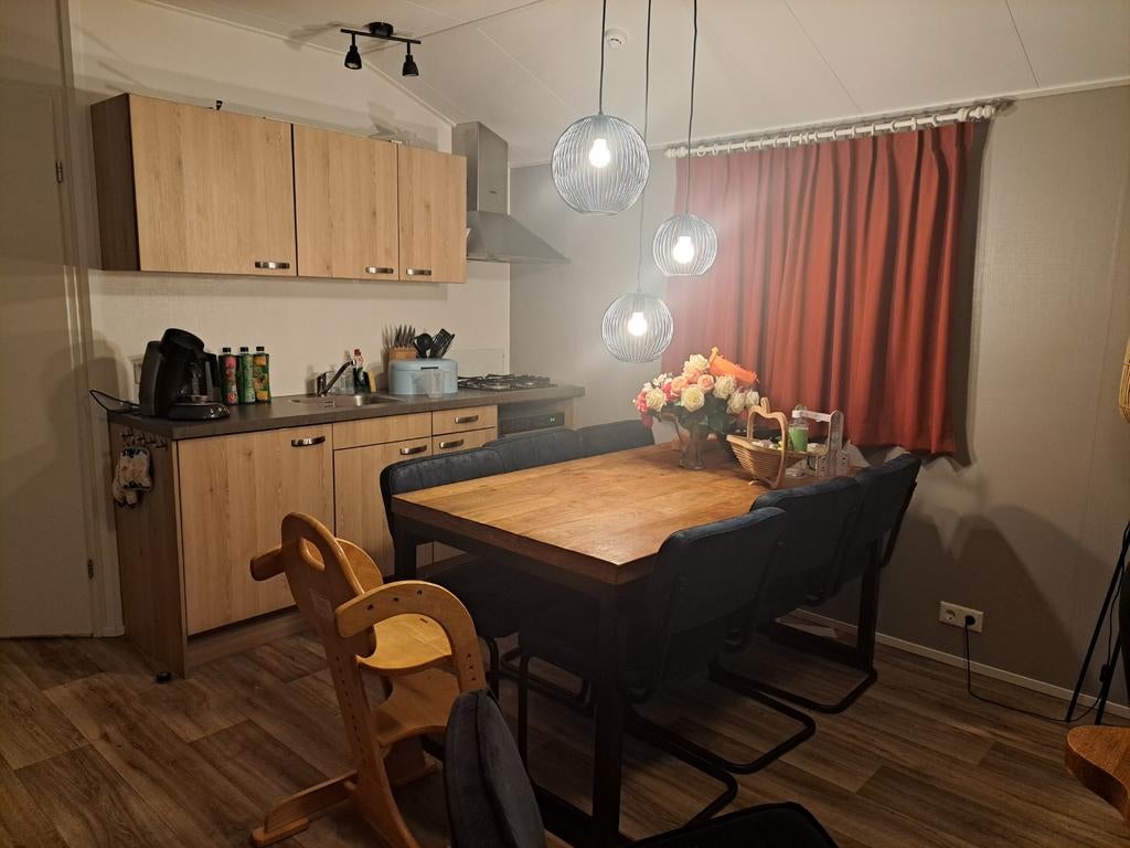 Christelijke camping de Oldemeyer huisje te huur in  rheeze, Vakantie, Campings, Wasmachine, In bos