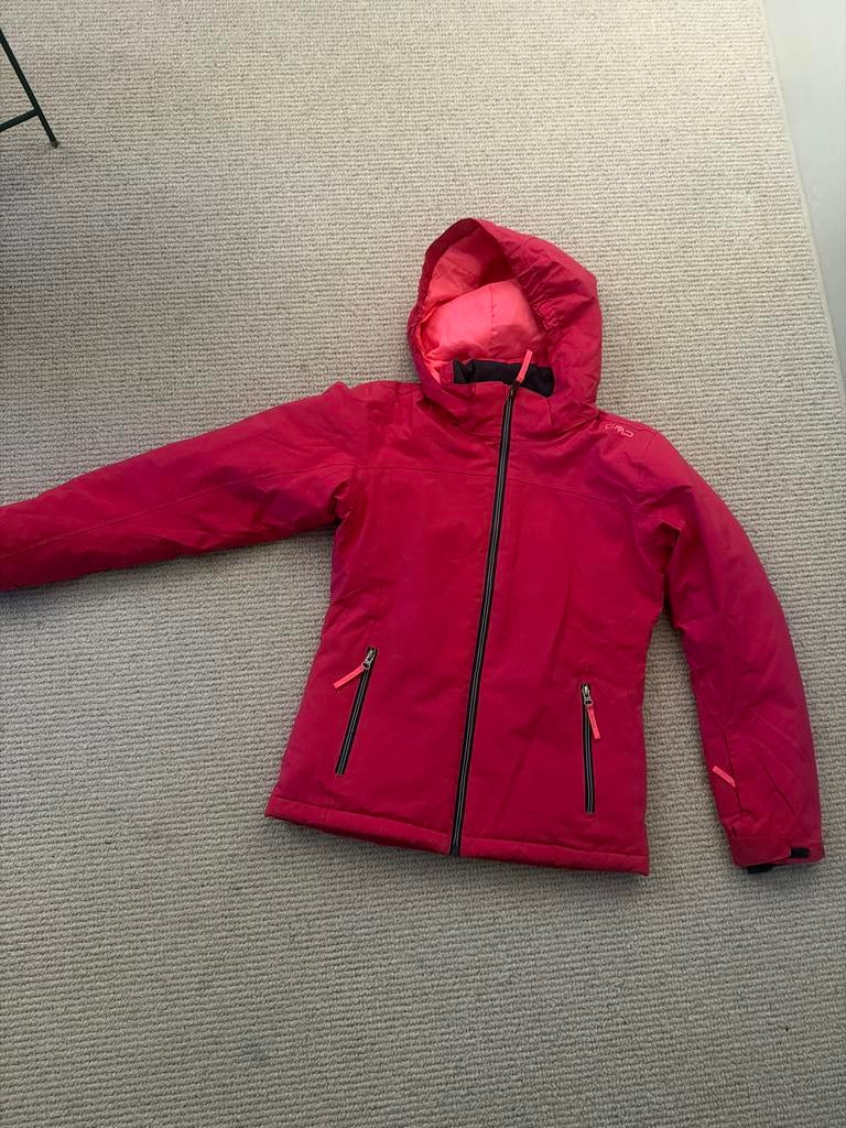 Meisjes Ski Jas - Maat 164, Kinderen en Baby's, Kinderkleding | Maat 158, Ophalen of Verzenden, Zo goed als nieuw, Meisje, Jas