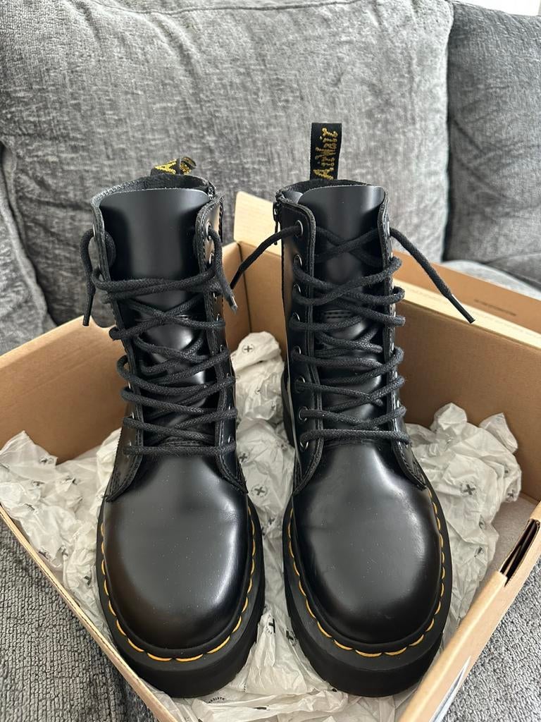 Dr. Martens Jadon, Zwart, Lage of Enkellaarzen, Ophalen of Verzenden, Zo goed als nieuw