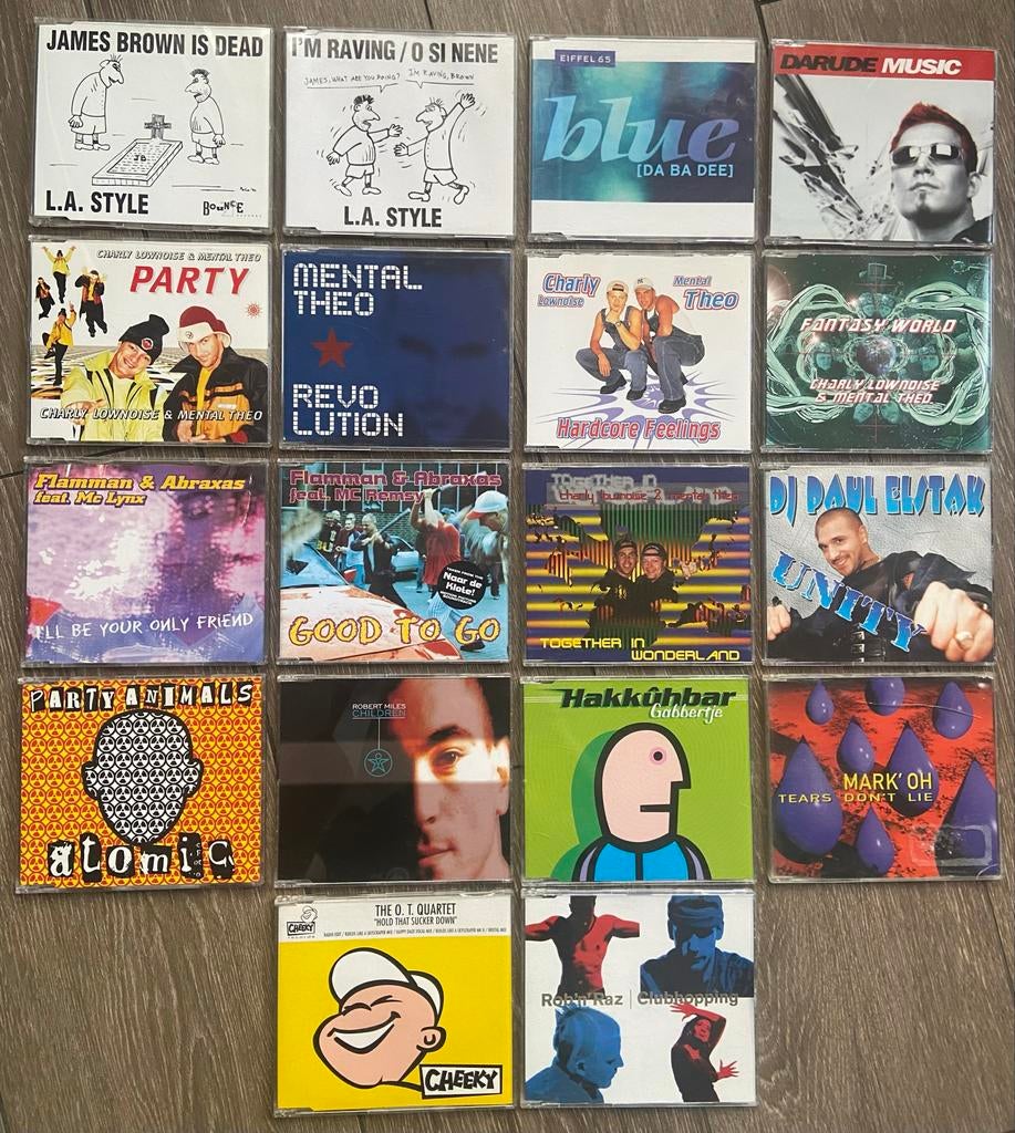 90’s CD singles - Dance - € 1,50 per stuk of per partij, 6 singles of meer, Ophalen, Gebruikt, Pop