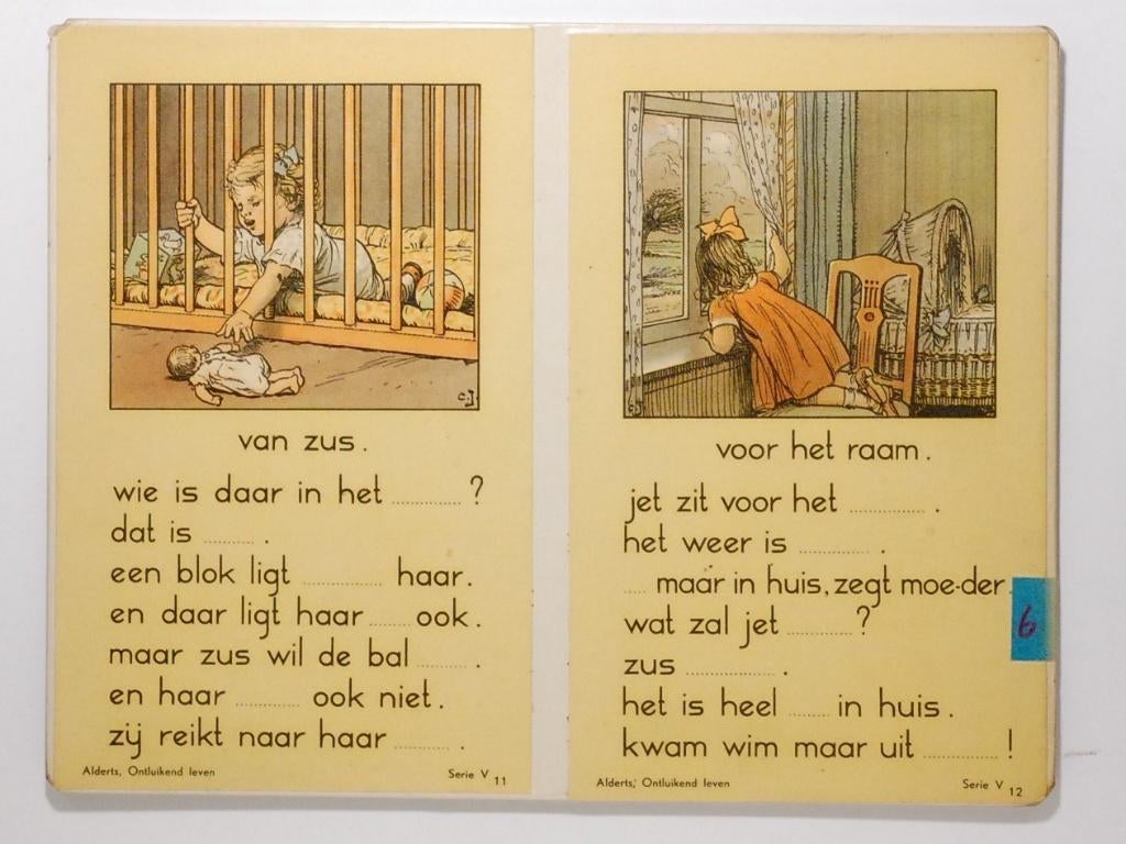 Van zus & Voor het raam - Ontluikend Leven van E.A Alderts, Antiek en Kunst, Verzenden, Overige thema's