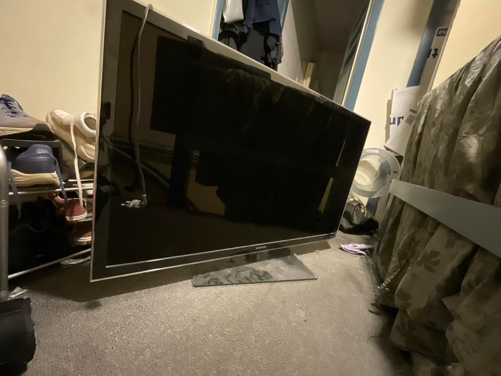 Samsung TV - UE46D5000 plasma tv, Ophalen, Gebruikt, 50 Hz, LCD