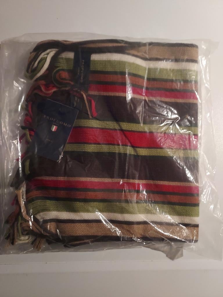 Gestreept Profuomo Sjaal - Nieuw, Overige kleuren, Nieuw, Overige maten, Ophalen of Verzenden