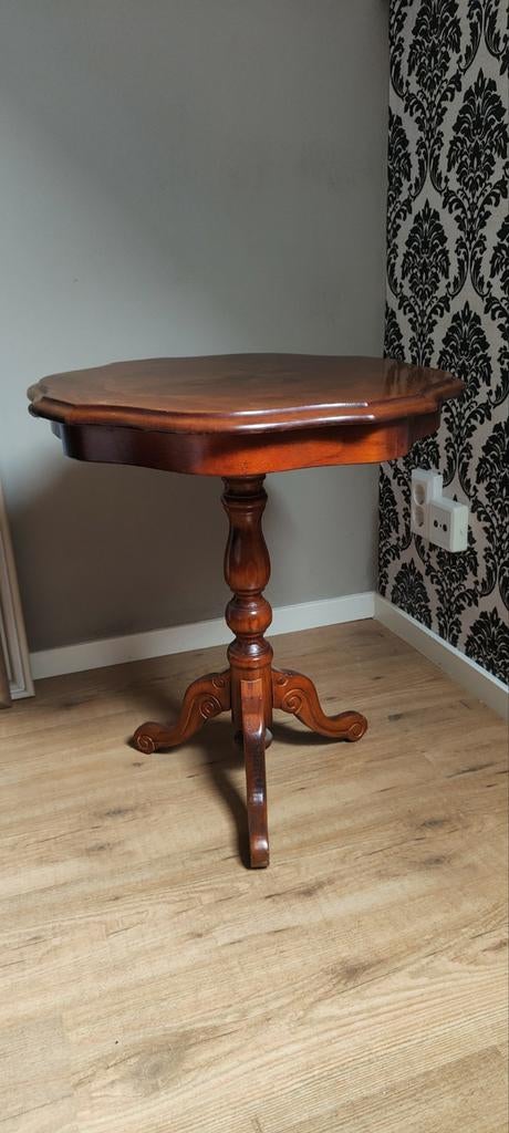 Elegant Wijn Tafeltje, Minder dan 55 cm, Gebruikt, Klassiek, Rond