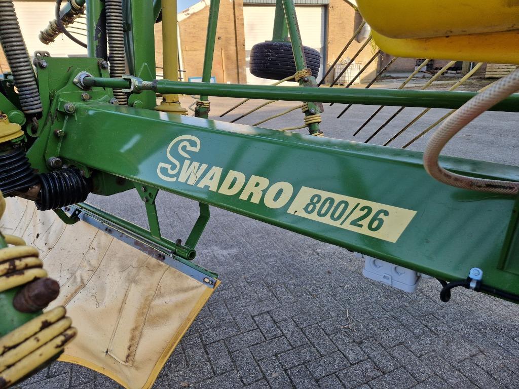 Krone swadro 800/26 zwad hark / 2013, Zakelijke goederen, Agrarisch | Werktuigen, Ophalen of Verzenden, Weidebouw