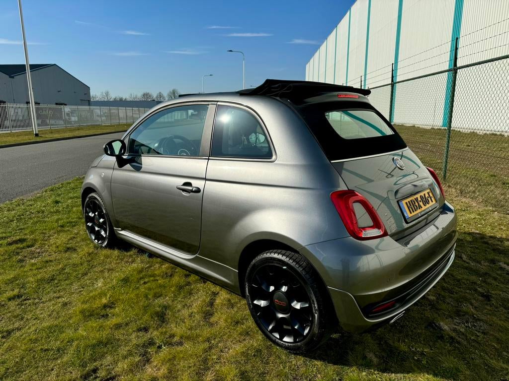 Fiat 500C Sport, Xenon,Leer,Navi,Cruise,16”,2019,48dkm!, Voorwielaandrijving, Cabriolet, Leder en Stof, Bedrijf