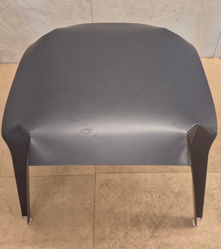 Cappellini design tafeltje, Italiaans design, uniek model, Minder dan 55 cm, Modern Design, Metaal of Aluminium, Vierkant