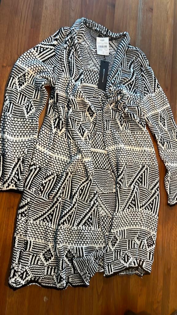 Prachtig Gehaakt Lang Vest van expresso Mt.XL, Ophalen of Verzenden, Nieuw, Maat 46/48 (XL) of groter, Zwart