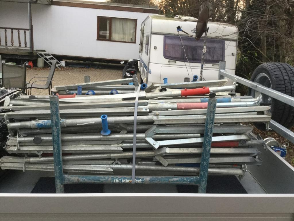 bouwlamp statieven, bouw verlichting, statieven, bouwlamp, Doe-het-zelf en Verbouw, Bouwverlichting, Ophalen of Verzenden, Gebruikt
