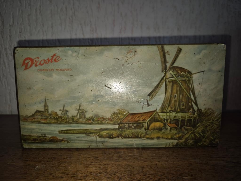 Blikje Droste Chocolates, Ophalen of Verzenden, Gebruikt, Overige, Droste
