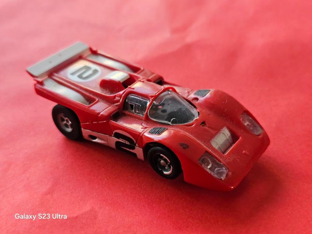 Aurora ferrari,Faller ams modelauto, zeldzaam en netjes, Hobby en Vrije tijd, Modeltreinen | H0, Ophalen of Verzenden, Gelijkstroom of Wisselstroom