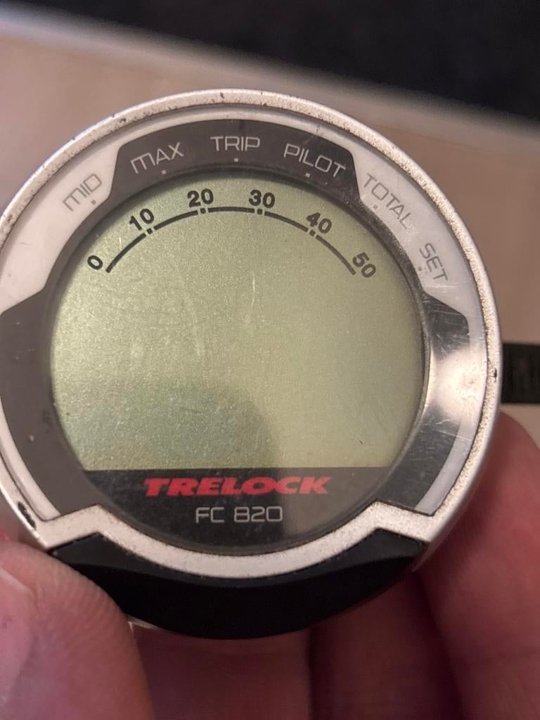 Trelock FC 820 Fietscomputer, Ophalen, Draadloos, Gebruikt