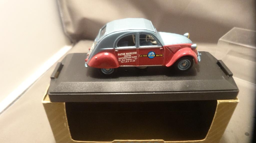 Vitesse Citroen 2CV AZLP 1958 Pathe Marconi 1:43 oud model, Ophalen of Verzenden, Nieuw, Auto, Overige merken