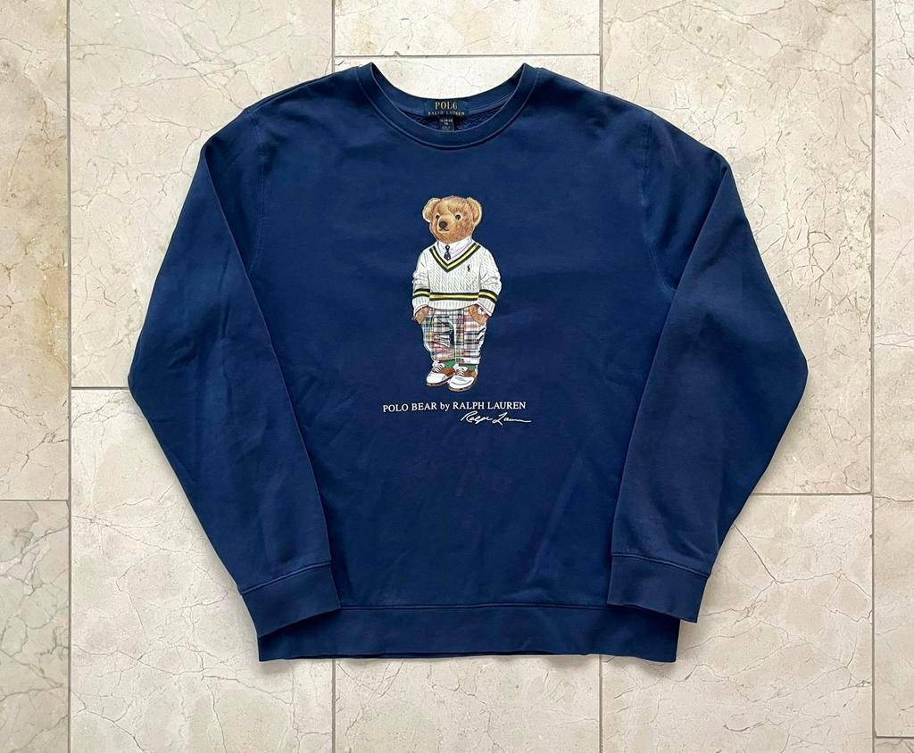 Ralph lauren polo bear fleece sweater - maat S, Kleding | Heren, Truien en Vesten, Ophalen of Verzenden, Zo goed als nieuw, Maat 46 (S) of kleiner